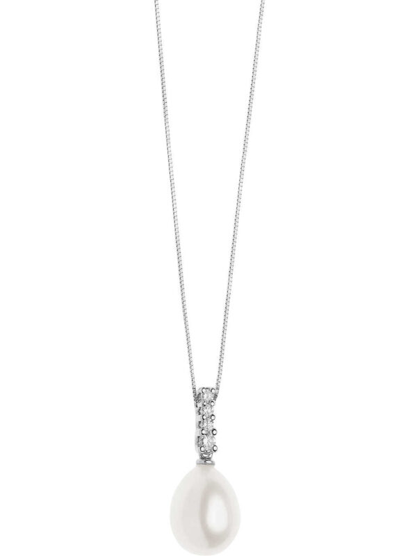 Collana Diamanti e Perle Comete