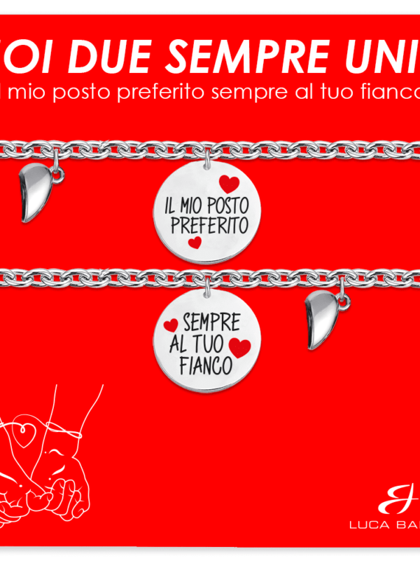 Bracciali Donna Acciaio con Cuore Calamita