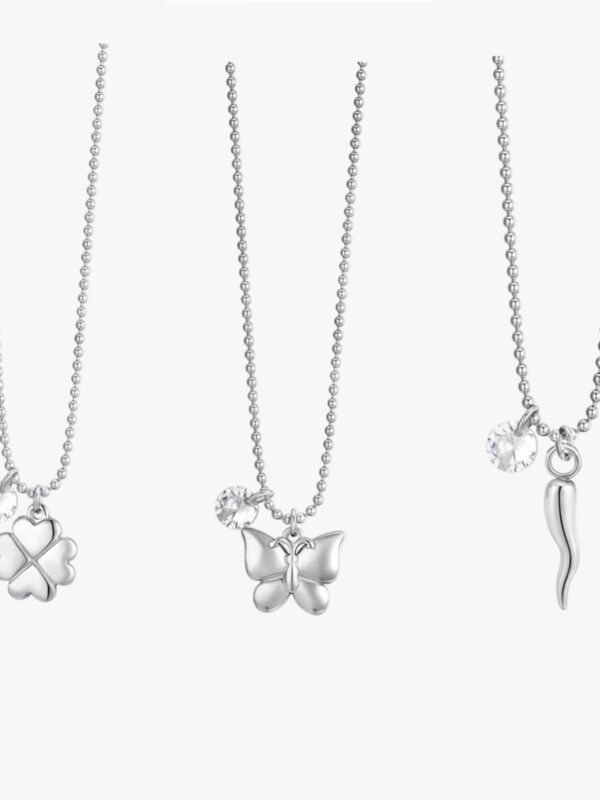 Collana Donna Simbolo e Zircone Luca Barra