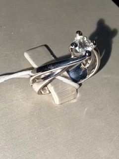 Anello Solitario Comete