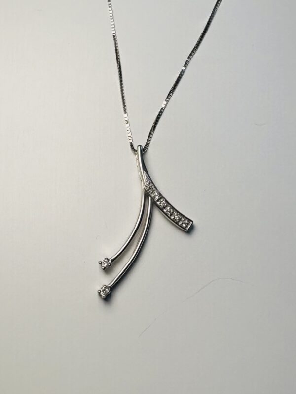 Collana Donna Comete Oro e Brillanti