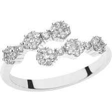 Anello Donna Comete Brillanti Fantasia
