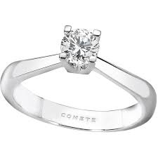 Anello Solitario Diamante Comete