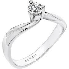 Anello Solitario Diamante Comete