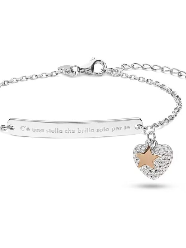Bracciale Targa Donna Comete Argento