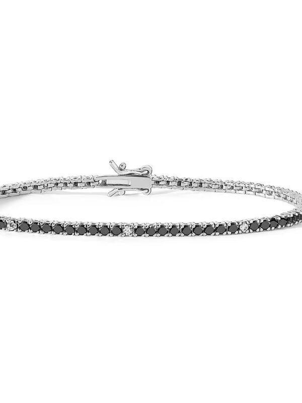 Bracciale Tennis Uomo Comete Argento