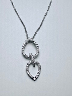 Collana Donna Oro e Brillanti Comete