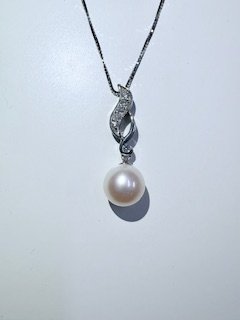 Collana Donna Perle e Diamanti Comete Oro