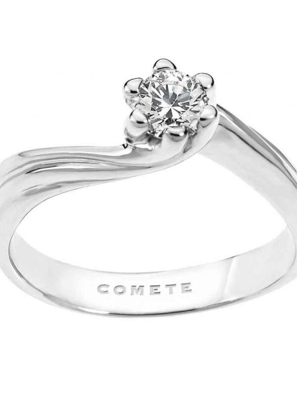Anello Solitario Comete in Oro