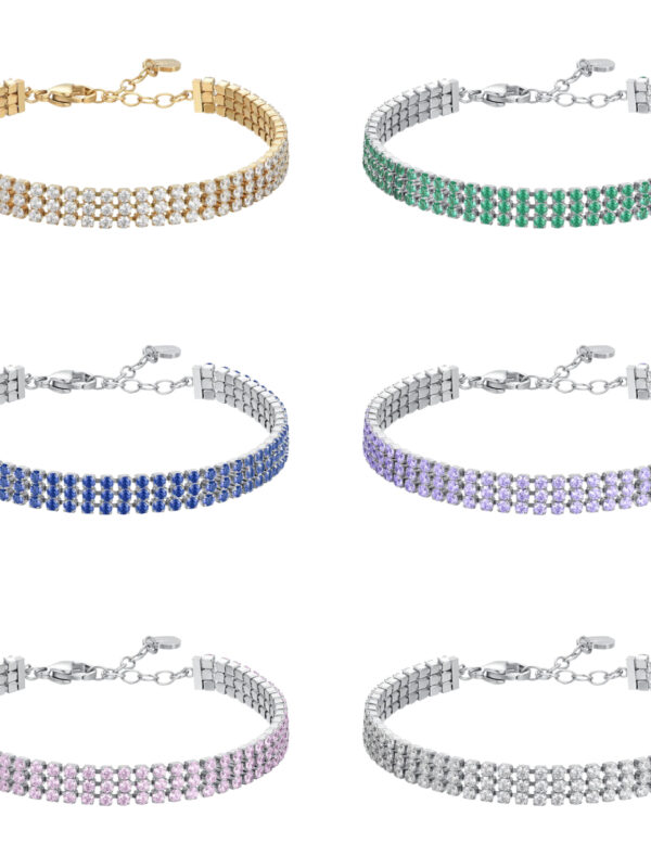 Bracciale Tennis Colors Donna Luca Barra