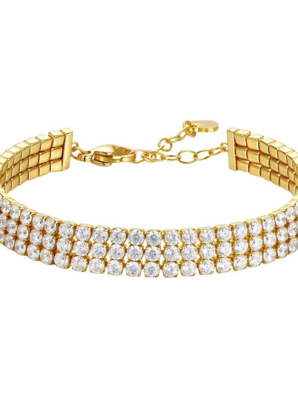 Bracciale Multi Tennis Acciaio Donna Luca Barra
