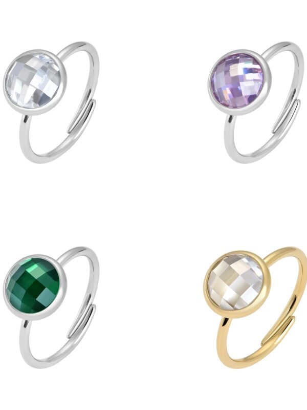 Anello Pietre Acciaio Luca Barra